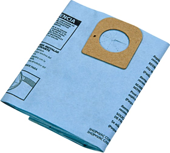 Фильтр-мешки бумажные 40/45 л (5 шт.) Shop-Vac 9066229