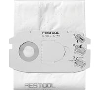 Мешок-пылесборник, FESTOOL компл. из. 5 шт. SC FIS-CT MINI/5 FST-498410