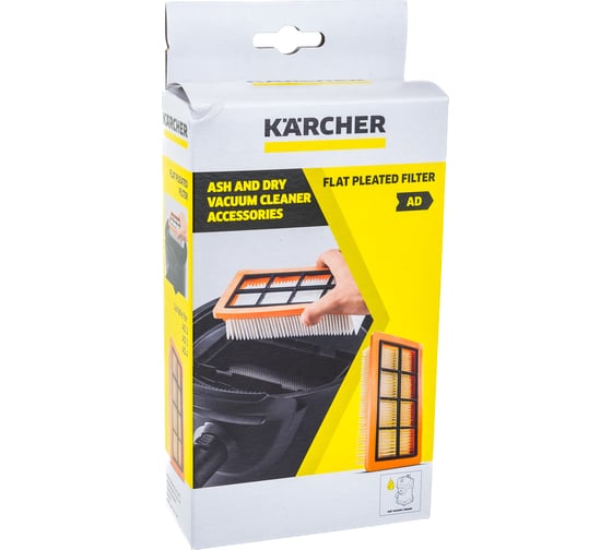 Фильтр плоский складчатый для пылесосов серии AD Karcher 6.415-953
