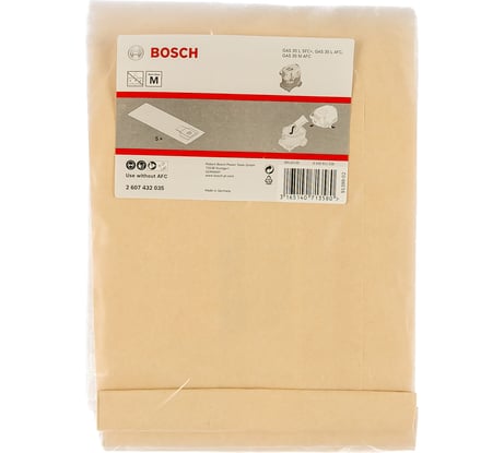 Мешок бумажный для GAS 35 L AFC; GAS 35 M AFC Professional Bosch 2607432035