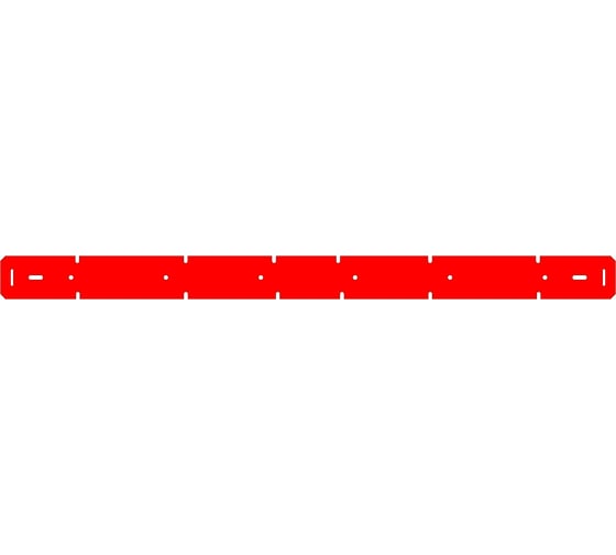 Скребок Nilfisk BR 800, 4, SR, передний ACGM X9073334 1