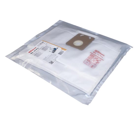 Мешки для промышленных пылесосов NIL 10 Pro (5 шт.) Filtero 05762 1