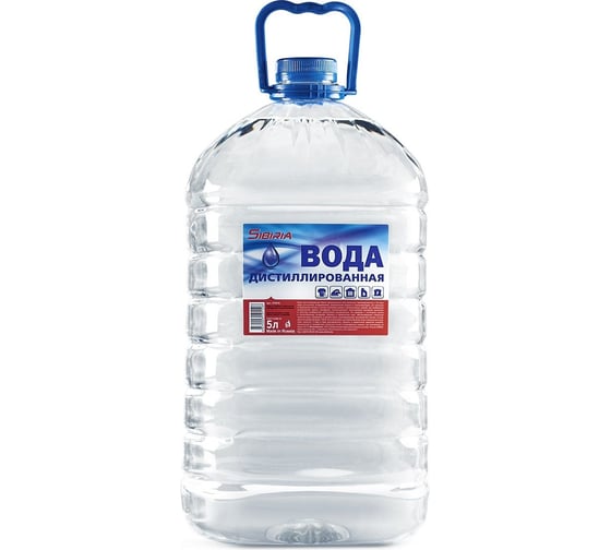 Дистиллированная вода 5 л Sibiria 978519 1
