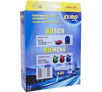 Мешок-пылесборник синтетический для пылесосов BOSCH,SIEMENS (4 шт.) EURO CLEAN E-32/4