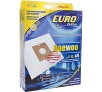 Мешок-пылесборник синтетический для пылесосов DAEWOO (4 шт.) EURO CLEAN E-15/4