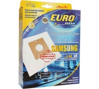 Мешок-пылесборник синтетический для пылесосов SAMSUNG (4 шт.) EURO CLEAN E-04/4