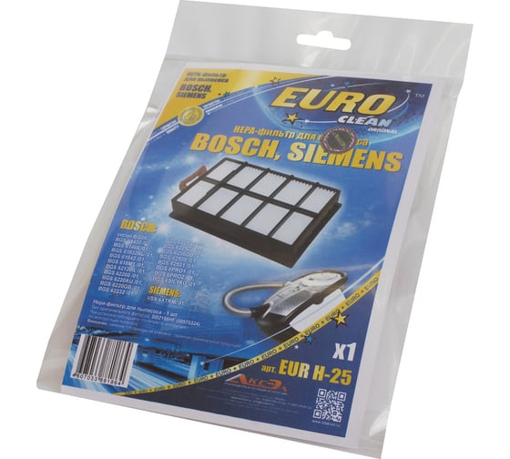 HEPA-фильтр для пылесосов BOSCH EURO CLEAN EUR H-25