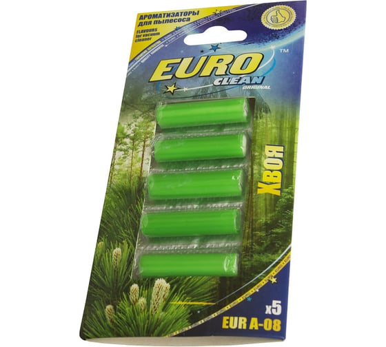 Ароматизатор для пылесоса "Хвоя" (5 шт.) EURO CLEAN A-08 1