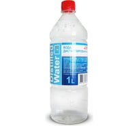 Вода дистиллированная Distilled water 1 л ПЭТ бутылка tekom 4607066980343