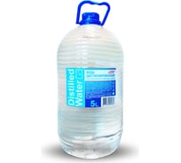 Вода дистиллированная Distilled water 5 л ПЭТ канистра tekom 4607066980367