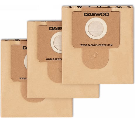 Фильтр-мешок бумажный 3 шт для DAVC 2514S/ DAVC 2516S DAEWOO DAVC 25PB
