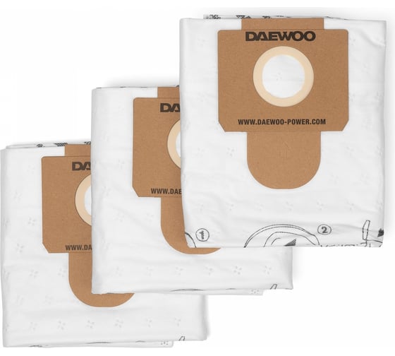 Фильтр-мешок синтетический увеличенного объема 3 шт DAEWOO DAVC 25TB