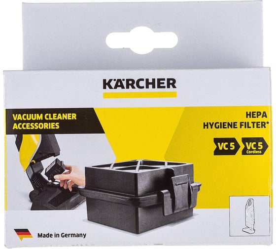 Фильтр отработанного воздуха для вертикального пылесоса VC 5 Karcher 2.863-240