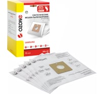 Мешки-пылесборники синтетические для пылесоса, 12 шт OZONE XXL-03