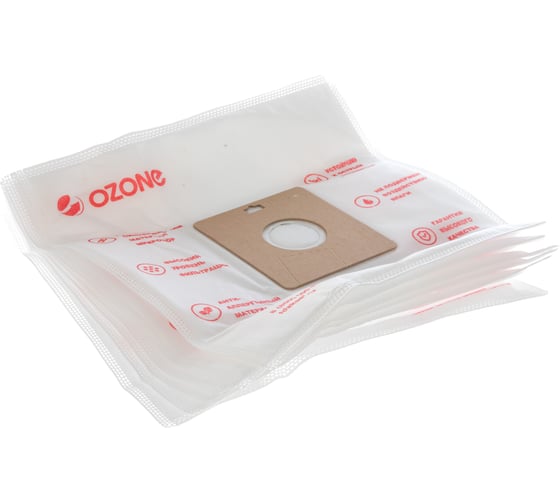 Мешки-пылесборники синтетические для пылесоса, 12 шт OZONE XXL-03
