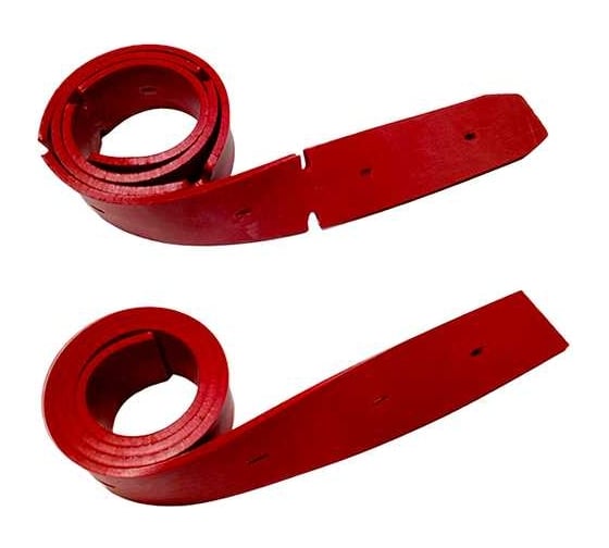 Комплект с передним и задним скребком для TENNANT T7, 2 шт 390923 и 390922 ACGM X7519076 1