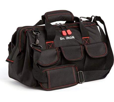 Сумка для инструмента с ремнем Dr.IRON 360x220x230 мм DR1021