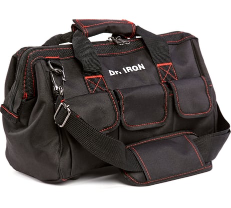 Сумка для инструмента с ремнем Dr.IRON 320x180x220 мм DR1020