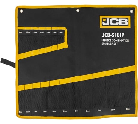 Органайзер JCB тканевый для набора ключей 18пр. JCB-5181P-P(57165)