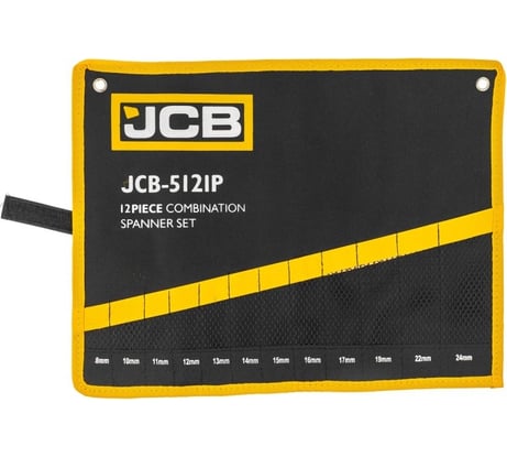 Органайзер JCB тканевый для набора ключей 12пр. JCB-5121P-P(57159)
