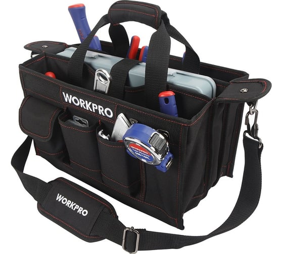 Сумка для инструментов WORKPRO с трубчатой стальной ручкой (15") 390220290 WP281006 1