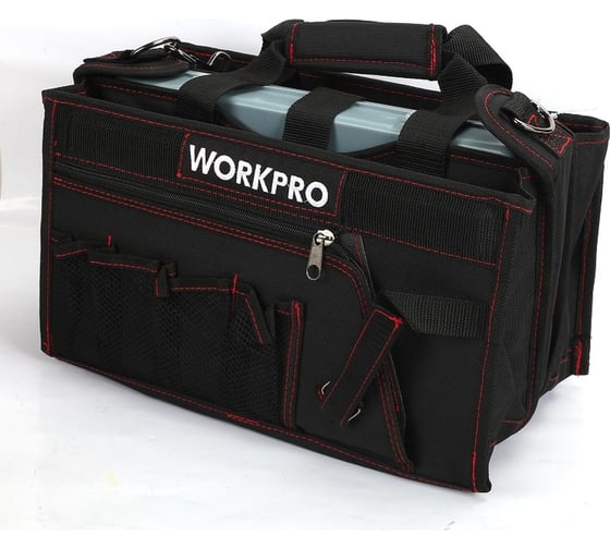 Сумка для инструментов WORKPRO с трубчатой стальной ручкой (15") 390220290 WP281006