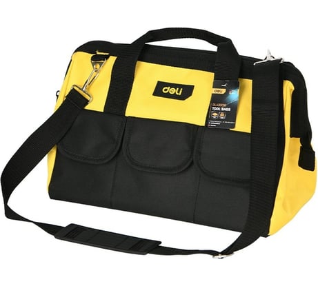 Сумка для инструментов DELI DL430016 360x180x250 мм (ткань oxford, плечевой ремень, армированная) 130331
