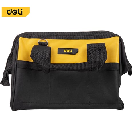 Сумка-саквояж для инструментов DELI DL-P1 300x230x250мм, 14 карманов, плечевой ремень, ткань Оксфорд 600D 130328