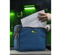 Кейс монтера СИБРТЕХ 365x300x110 мм, 10 карманов, наплечный ремень 90236