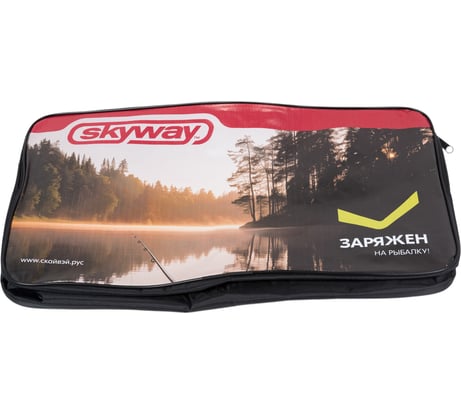 Сумка автомобилиста SKYWAY 47х24х18 см, рисунок "Заряжен на рыбалку" S05301017