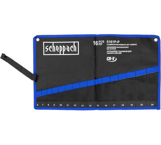 Органайзер тканевый Scheppach для набора ключей 16 пр. Sch-5161P-P(59118)