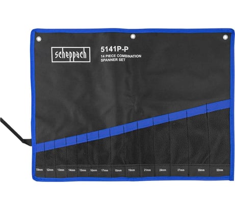 Органайзер тканевый Scheppach для набора ключей 14 пр. Sch-5141P-P(59119)
