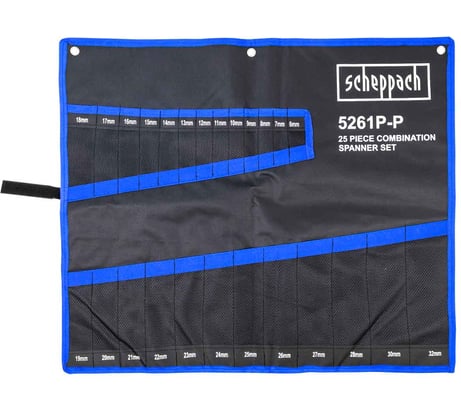 Органайзер тканевый Scheppach для набора ключей 25 пр. Sch-5261P-P(59122)