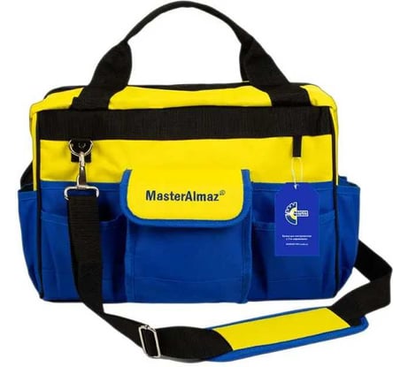 Сумка для инструментов МастерАлмаз WORKER PRO medium 600D 410/240/280мм 10508883