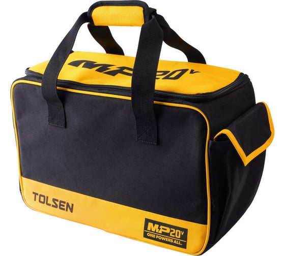 Сумка для электроинструмента TOLSEN MP20, 41x20x26 см, 2 перегородки, до 8.5 кг 80042