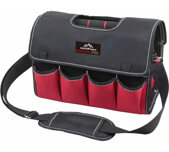 Сумка для инструментов vertextools жесткий корпус с клапаном 51х24х30см 0909-51-30