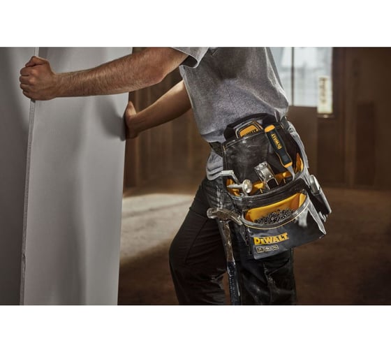 Профессиональная сумка для инструмента DEWALT с поясом и скобой для молотка DWST40101 DWST40101-1
