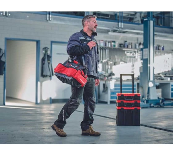 Сумка для инструмента Einhell E-Case Tasche, грузоподемность 30 кг, со стыковочной платформой 4540036