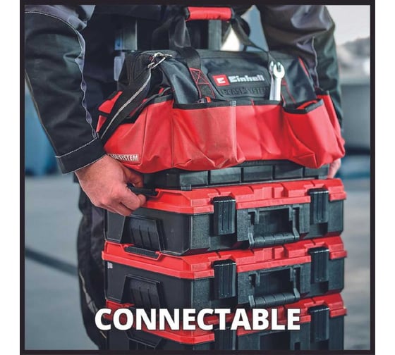 Сумка для инструмента Einhell E-Case Tasche, грузоподемность 30 кг, со стыковочной платформой 4540036