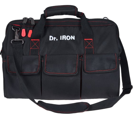 Сумка для инструмента с ремнем Dr. IRON 420x230x300 мм DR1023
