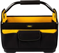 Сумка для инструментов Deli каркасная с жестким пластиковым дном DL586111 7 карманов, ткань Оксфорд 600D 179298