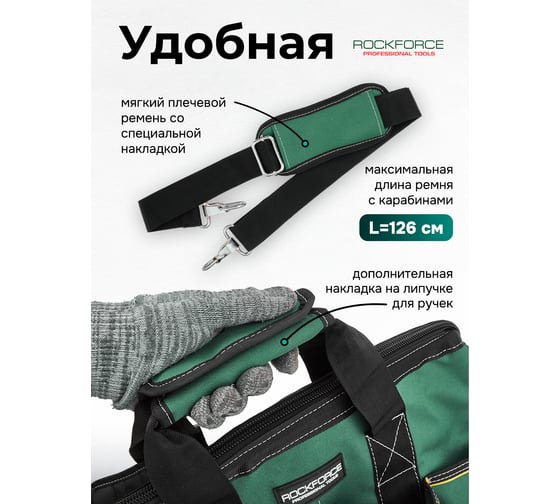 Сумка дорожная для инструментов Rockforce RF-KBAG18(65947)
