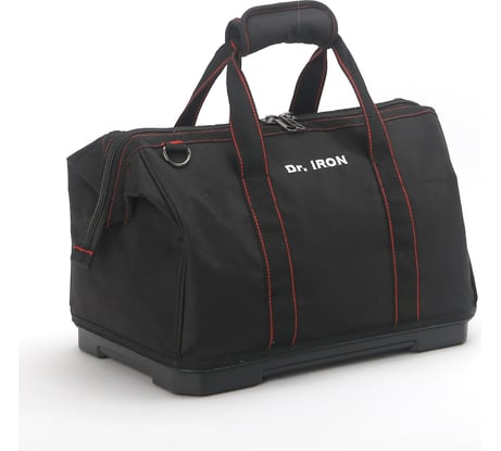 Сумка для инструмента Dr. IRON 420x235x270 мм, с пластиковым дном DR1024