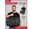 Сумка для инструментов DELI с жестким пластиковым дном Black Edition DL430906 (51х38х26 см, 17 карманов, ткань Oxford 600D) 215849 9