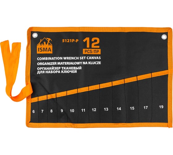 Органайзер тканевый для набора ключей ISMA 12пр (420х300мм) -5121P-P(58947) ISMA-5121P-P(58947) 1