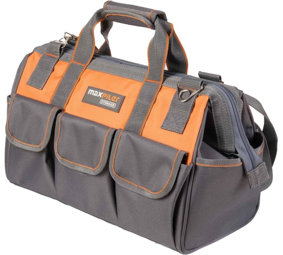 Сумка для инструментов MAXPILER (16, 40х20х27см, закрытая, ткань Oxford, 600D) MTB01-1601C