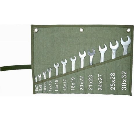 Сумка-скрутка для рожковых (накидных, гаечных, комбинированных) ключей A&P 6-32 мм, 12 предметов SRKB37