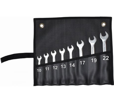 Сумка-скрутка для рожковых (накидных, гаечных, комбинированных) ключей A&P 10-22 мм, 8 предметов SRKI24