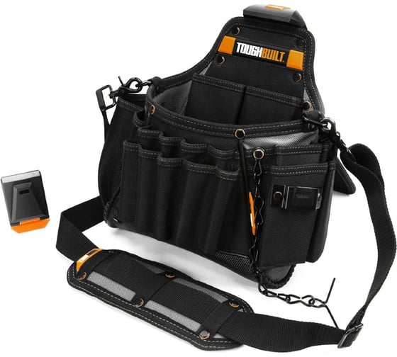 Сумка электрика с плечевым ремнем (31 карман) TOUGHBUILT TB-CTP-01104B 1