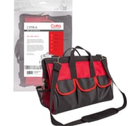 Сумка для инструментов COFRA 390x200x320 мм, цвет красный/черный TC-4111